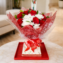Valentine (15 rose stems)