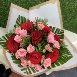 Petals of Passion (10 rose stems)