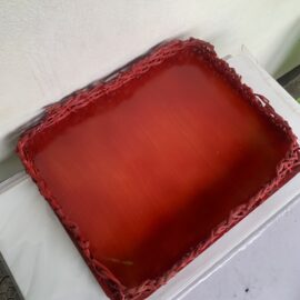 Red Basket Tray